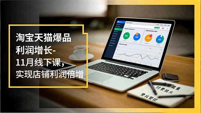 淘宝天猫爆品利润增长-11月线下课，免费流量、付费放大、费比管控，实现店铺利润倍增|网创挖金社