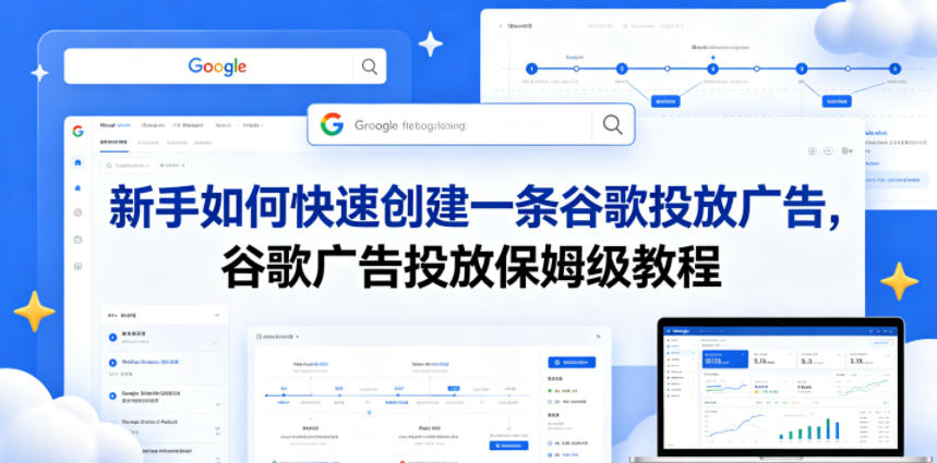 新手如何快速创建一条谷歌投放广告，谷歌广告投放保姆级教程|网创挖金社